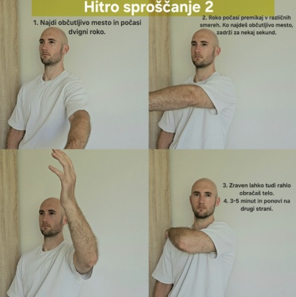samomasaža z žogico hrbet položaj 2 zakrčenost po spanju
